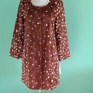 🌺New faux fur light weight coat size M